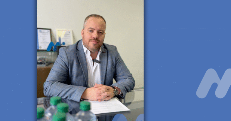 János Onódi, CEO Mobility & Innovation Production, počas rozhovoru o budúcnosti vodíkovej dopravy.