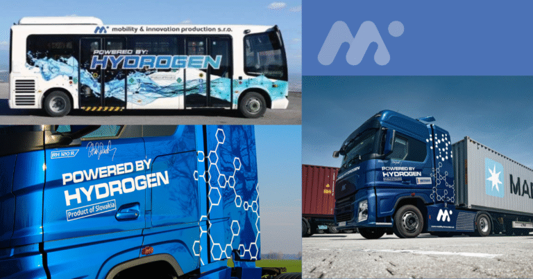 Vodíkový autobus a vodíkový ťahač Mobility & Innovation Production