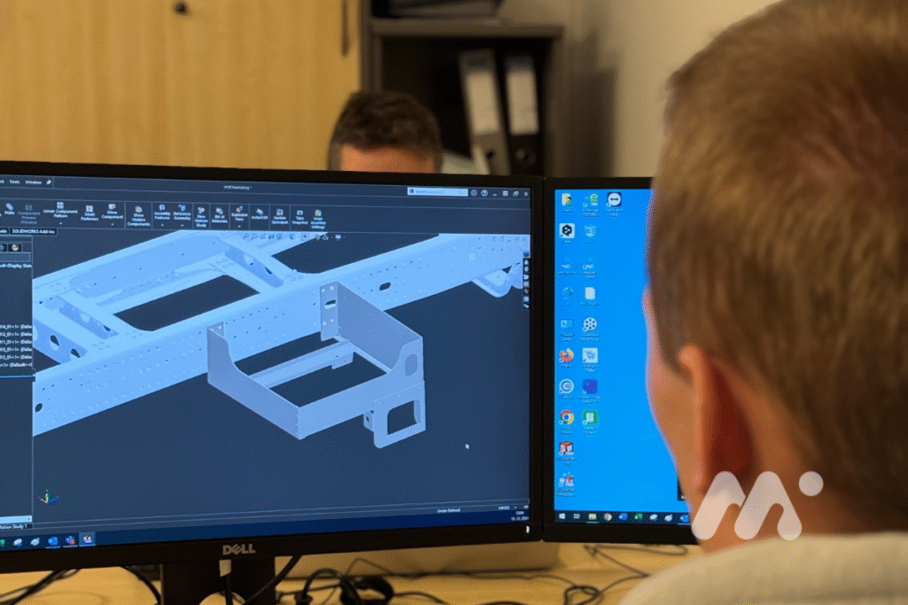 Systémová integrácia vozidiel – návrh konštrukcie a uchytenia komponentov