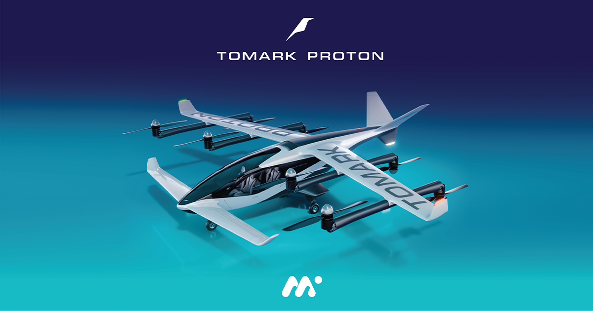 Mobility & Innovation as technology partner for the TOMARK PROTON hydrogen VTOL aircraft project